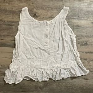Style Envy White Flow Tank Top